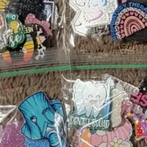 8 random Face plates for crafts