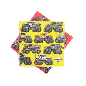 Monster Jam Beverage Napkins (Pack of 16)