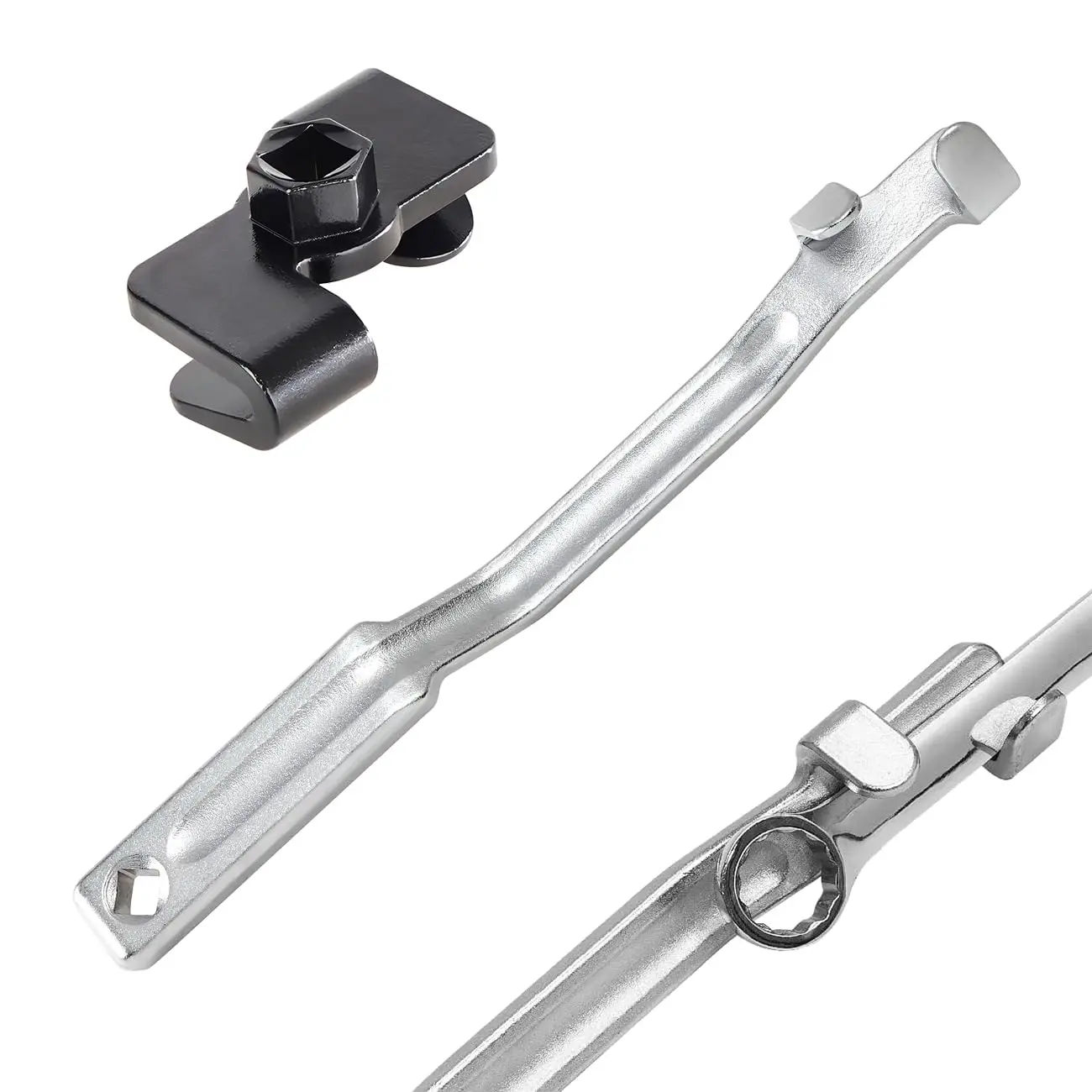 Wrench Extender Tool Bar - Universal Wrench Extension with 1/2 in or 21mm Hex Drive for Automotive Repairs, Mechanics