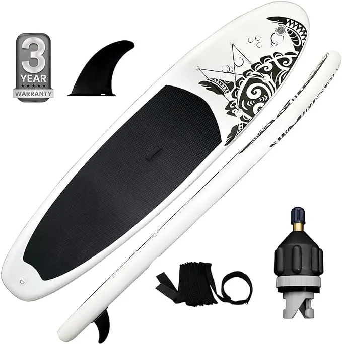 Inflatable Stand Up Paddle Board,3 Year Warranty,SUP Paddleboards with Full Set of Accessories,Suitable for Surf Fishing Yoga