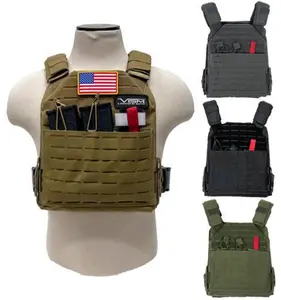 Laser Cut MOLLE Carrier Weight Vest For Training Modular Gear M-4XL Unisex
