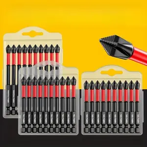 Magnetic Phillips Screwdriver Bit Set, High-Hardness Anti-Slip Screwdriver Head Kit, Assembly & Disassembly Tool for Electric and Manual Drills, Screwdriver Drill Bits, Impact Drill Bit