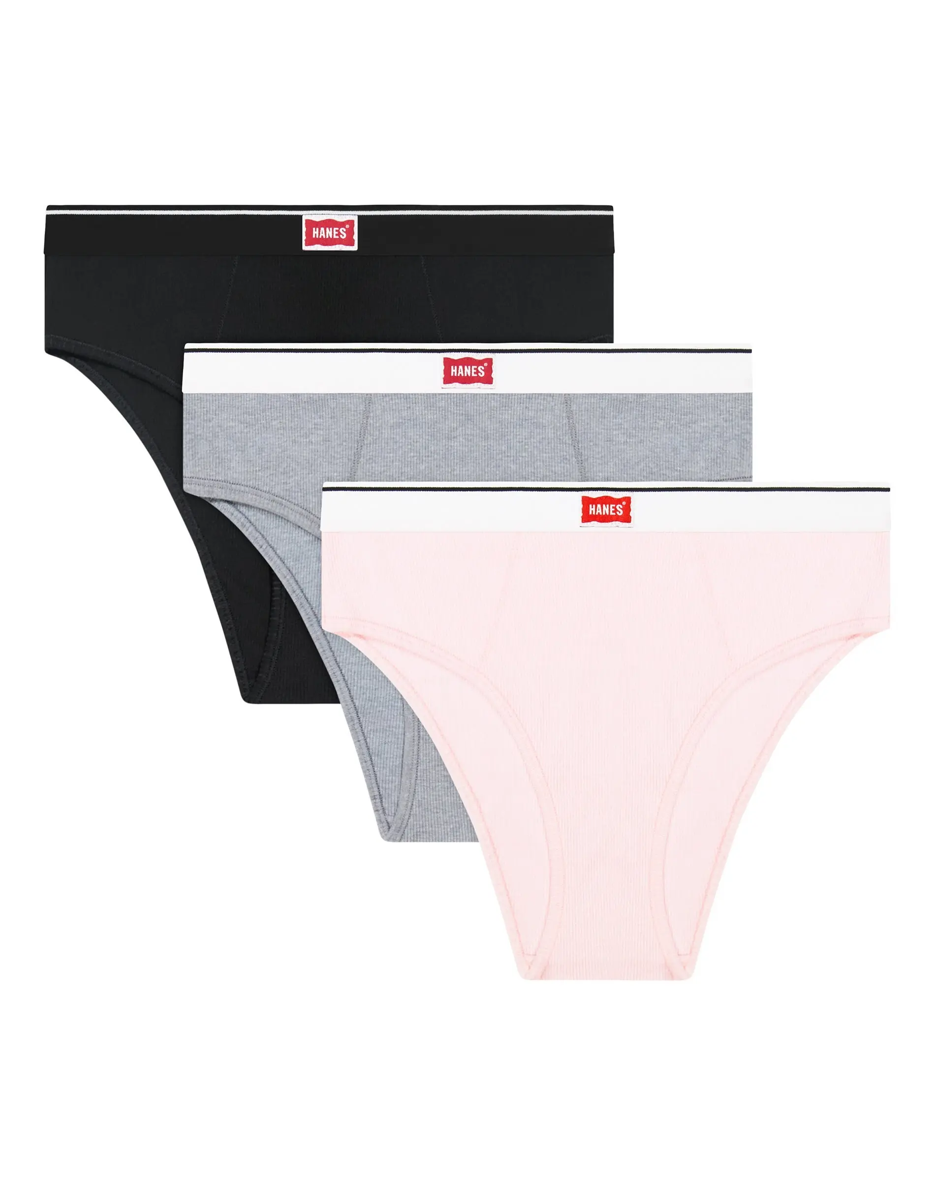 Hanes Legends High-Cut Underwear Pack, 3-Pack Women's