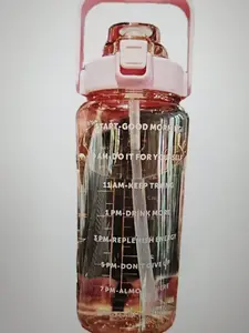 Motivational water Bottle 2000ML Fitness sports Bottle