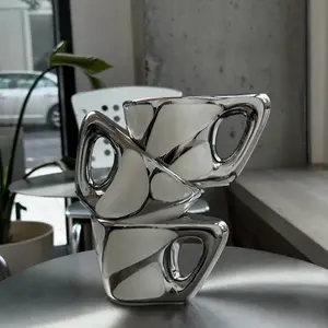 MSMN Still Life Mug - Chrome finish dishwasher safe  (Price per mug)