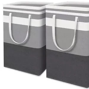Laundry basket, large waterproof laundry basket, freestanding laundry basket, laundry room organization system for conveniently carrying clothes and towels in homes and dormitories.