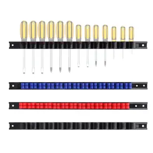 Plastic Screwdriver Storage Rack, Plastic Screwdriver Holder, Hardware Tool Display Stand, Wrench Pliers Organizer, Multiple Tools Compatible