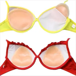Two Pairs LYJ Women's Bra Pad Breast Enhancers, Triangle Silicone Bra Insert Waterproof Bra enhancement for Swimsuit Bikini Sport Bra