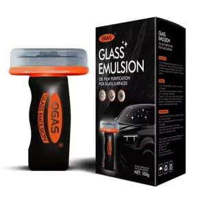 Glod Ride Oil Remover Windshield Cleaner Glass Cream Auto Degreaser Window Cleaner Compact Portable Travel-Friendly Remove Oil Film Clear View for Car Powerful Multi-Purpose Foam