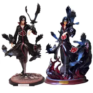 Naruto Crow Hall Itachi GK Uchiha Itachi Statue Anime Model Ornaments Hand-made Collection Gift