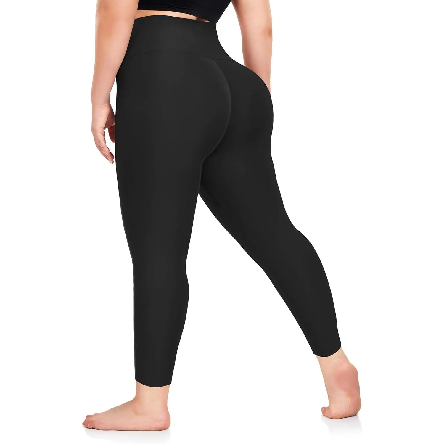Women's Plus Size High Waist Leggings - XL-4XL, Tummy Control, Super Stretchy, Thick, Athleisure Bottoms for Workout & Yoga, Leggings Tummy Control, Thick Leggings
