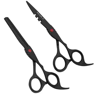 REGALE 6.5" Titanium Black Professional Hair Cutting Shear
