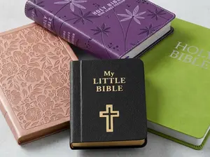 KJV Bible Bundle Set – Compact, Large Print & Mini Pocket Edition, Faux Leather Red Letter Bibles with Ribbon Marker, Thumb Index & Easy-to-Read King James Version Gift Collection