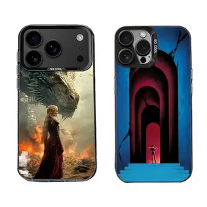 Dragon Throne Of Glass Hot Phone Cases For iPhone 17 Promax Pro Air 16 Plus 15 14 13 12 Black Matte Silicone Shockproof Protective Cover