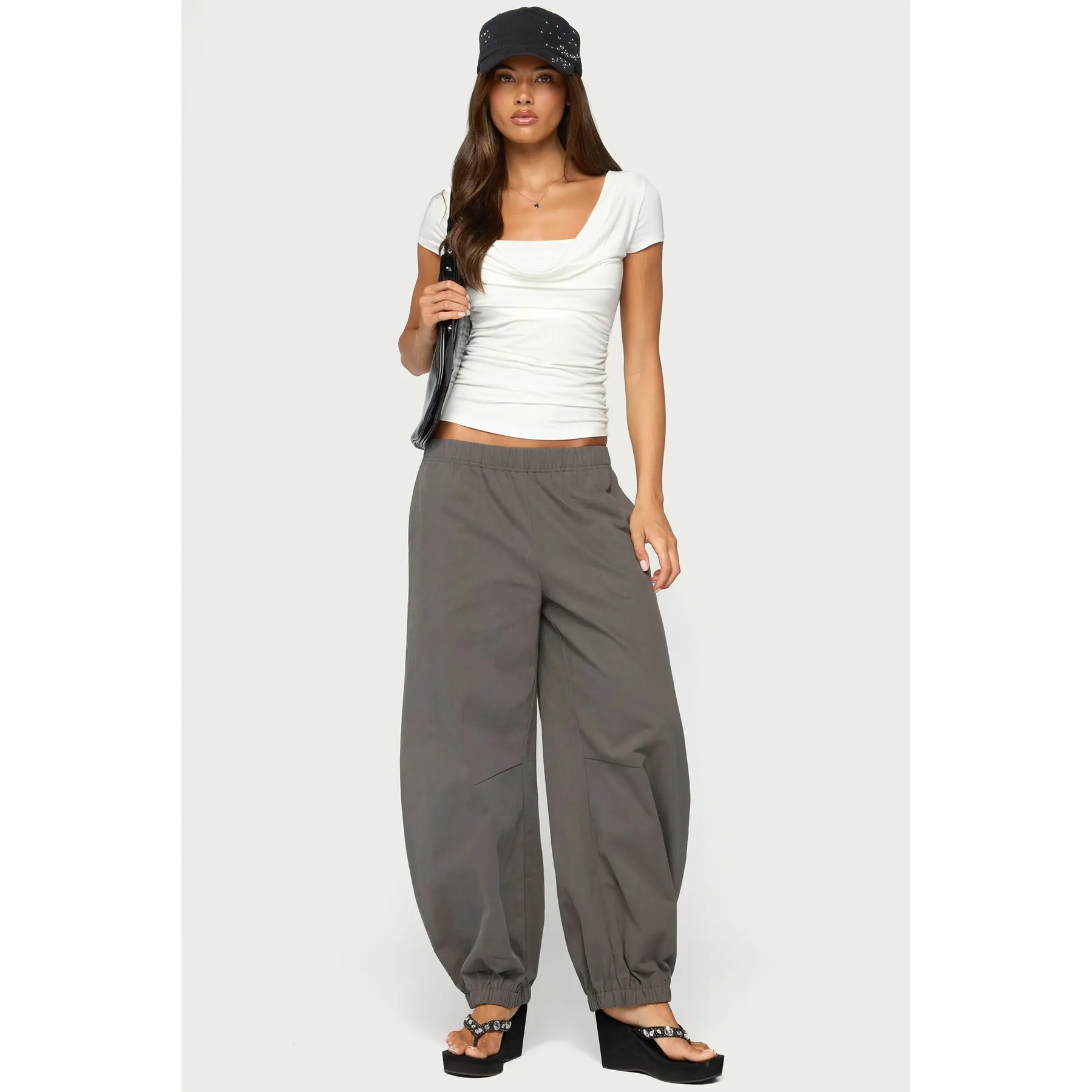 Hayli Cotton Parachute Pants