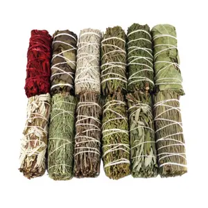 Variety Sage Smudge Sticks Set with Smudge Guide (12 PK) Aroma Blend Scented Eucalyptus