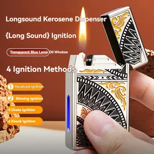 4 Ignition Modes Lighter (Voice/Blow/Shake/Knock)