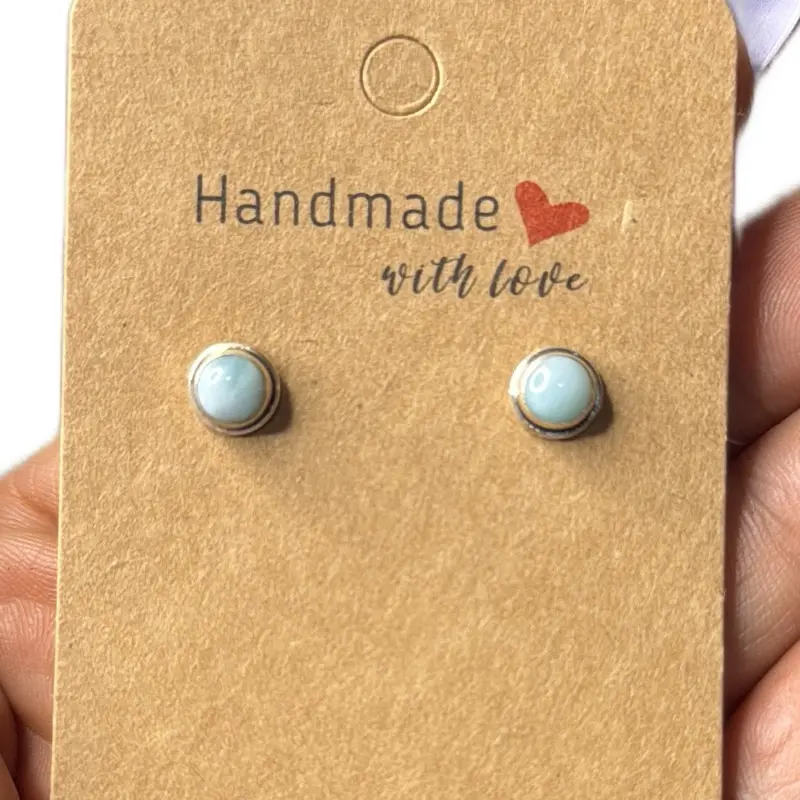 Larimar Stud earrings