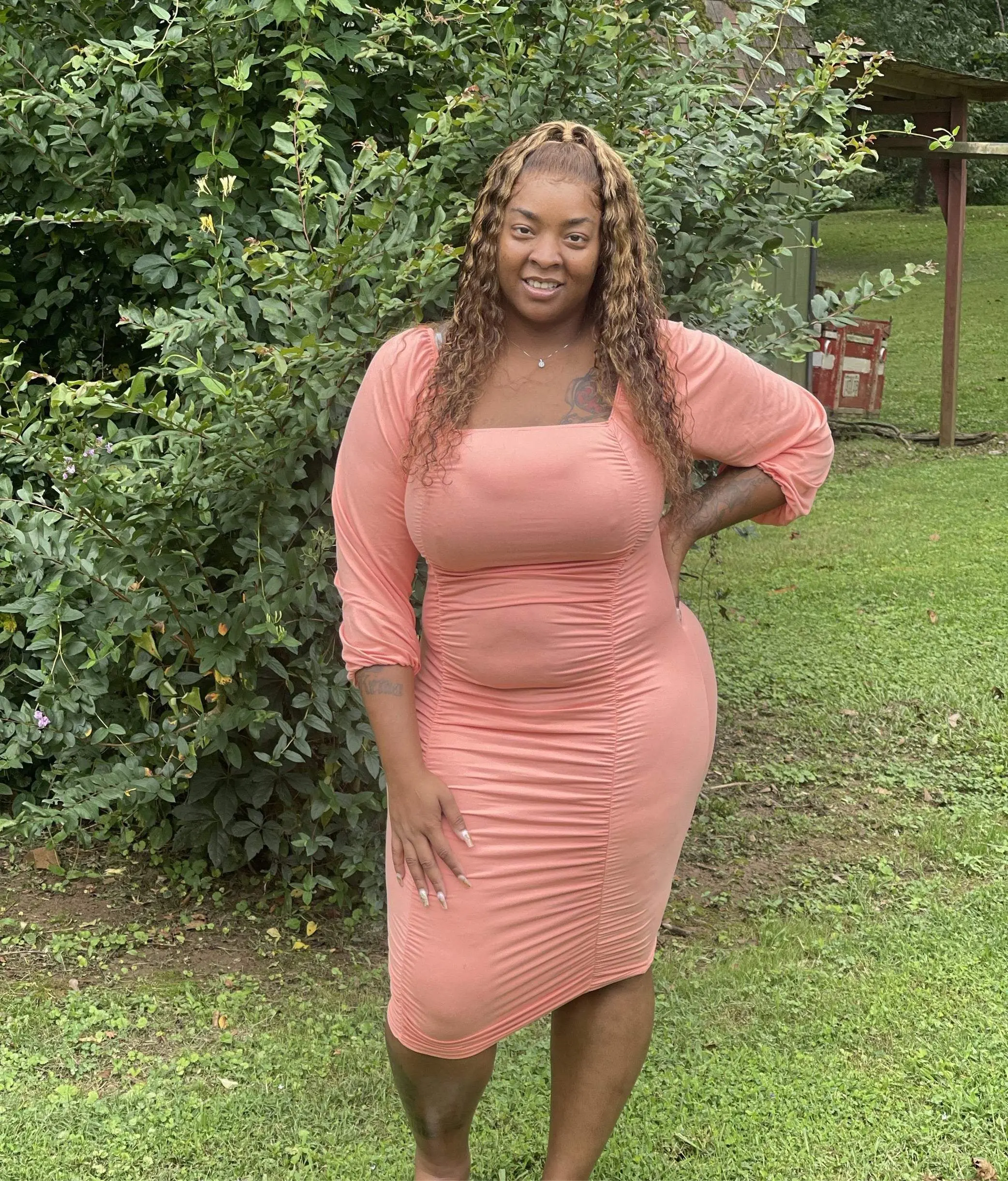 Georgia Peach Dress