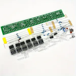 USB Audio Spectrum Kit with Voice Control, LED Volume Level Indicator for Electronic Soldering Parts
