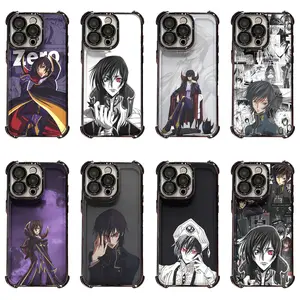 Lelouch Zero Code Geass Manga Style Phone Case, Shockproof Hard Cover for iPhone 17, 16, 15, 14, 13, 12, 11, Pro, Pro Max, Plus | Compatible with Samsung Galaxy S23, S24, S25, S26, Plus, Ultra, Perfect Christmas Halloween Birthday Gift for Friends, Great