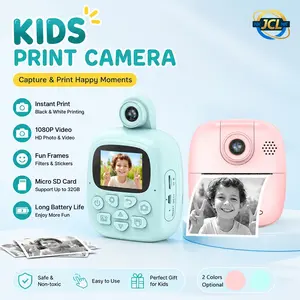 2026 Kids Instant Print Camera with Flip Lens, 2-Inch Screen & 1080P HD | Includes 3 Rolls Paper | Perfect Gift for Boys Girls Ages 4-13, Toddlers and Teens