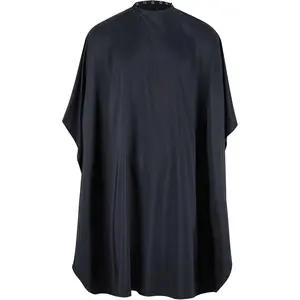 Professional Salon Hair Cutting Cape, Barber Cape for Men/Women, Adjustable Snap Button with Waterproof Hairdressing Salon Cape for Haircut, Coloring, Makeup, Styling(52" x 47"), Black
