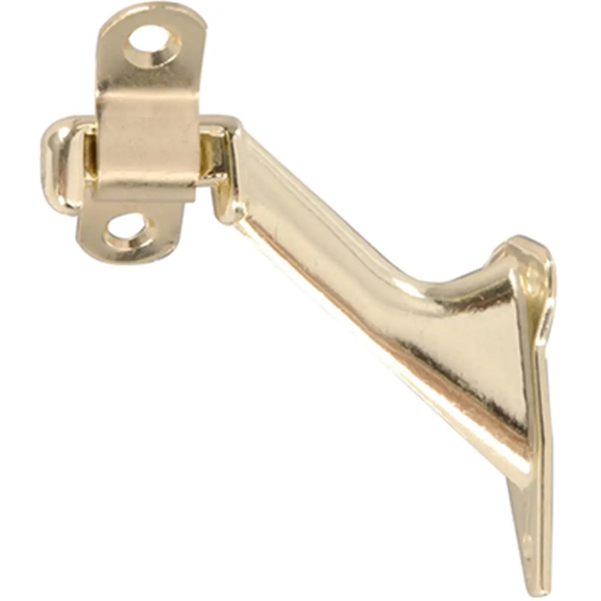 Utility Handrail Bracket, Brass Plated