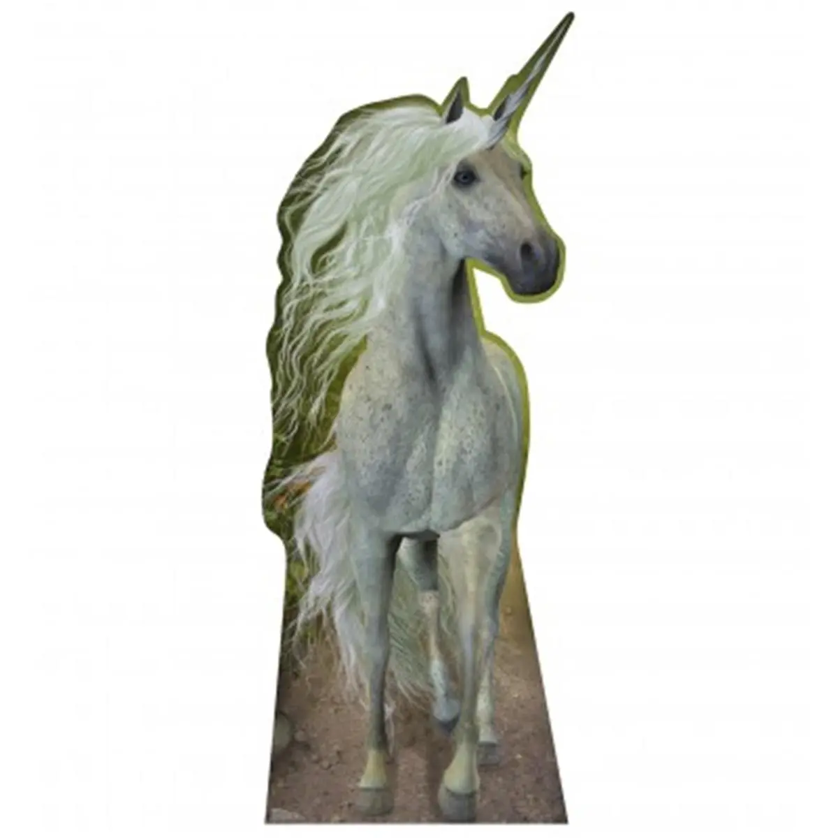 Life Size Advanced Graphics 1870 Pure Unicorn Print Cardboard Cutout, 76x29 in Standup Decor for Living Room Home Supplies (No Excessive Scenarios Included)