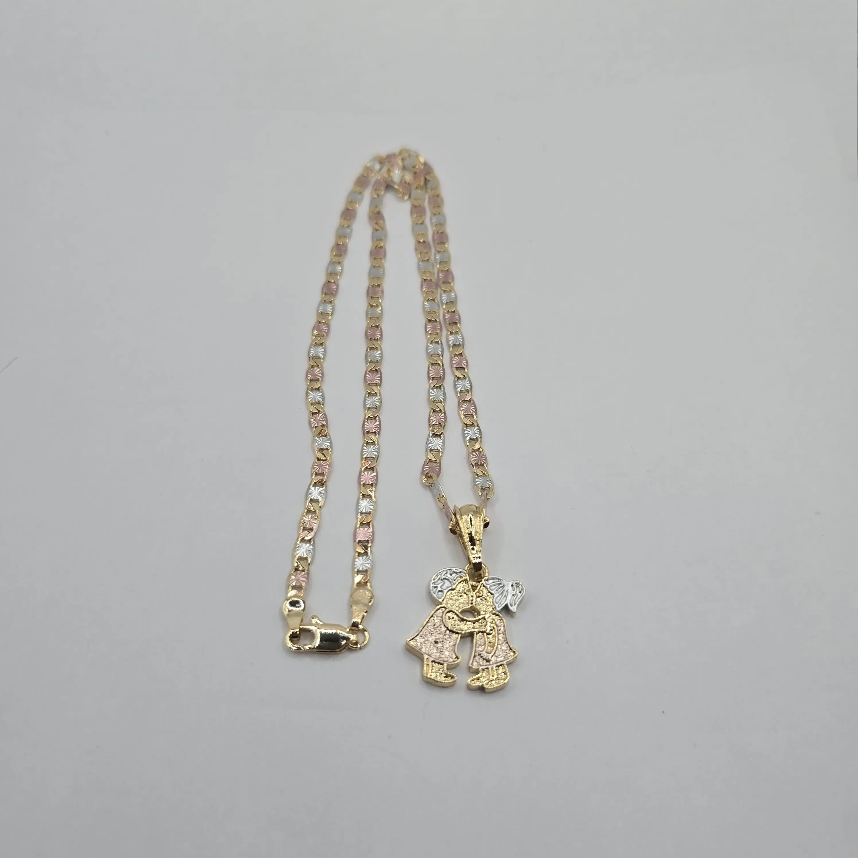 Couple, beautiful pendant with necklaces.