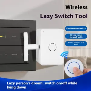 Lazy Light Switch Robot - Finger Bot for Smart Home Wireless Light Switch Controller with Strong Signal Through Walls for Bedroom Dorm Home
