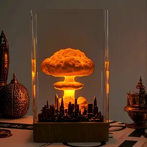 Creative Mushroom Cloud Lamp USB Powered Desk Ornament