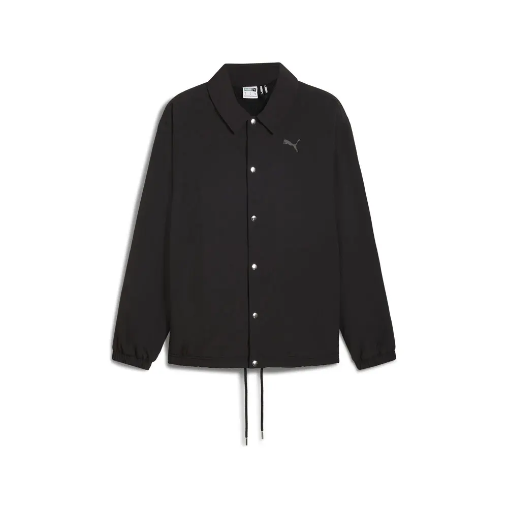 PUMA Mens Coach Jacket Athletic Outerwear Casual - Black