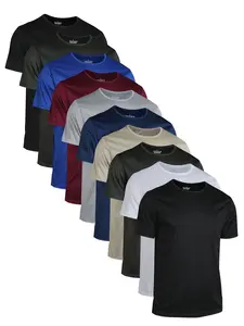 10 pieces + Quick-drying round neck Short sleeve T-sleeves+ Breathable + quick-drying/mesh + Young men +indoor and outdoor running fitness training Short sleeve