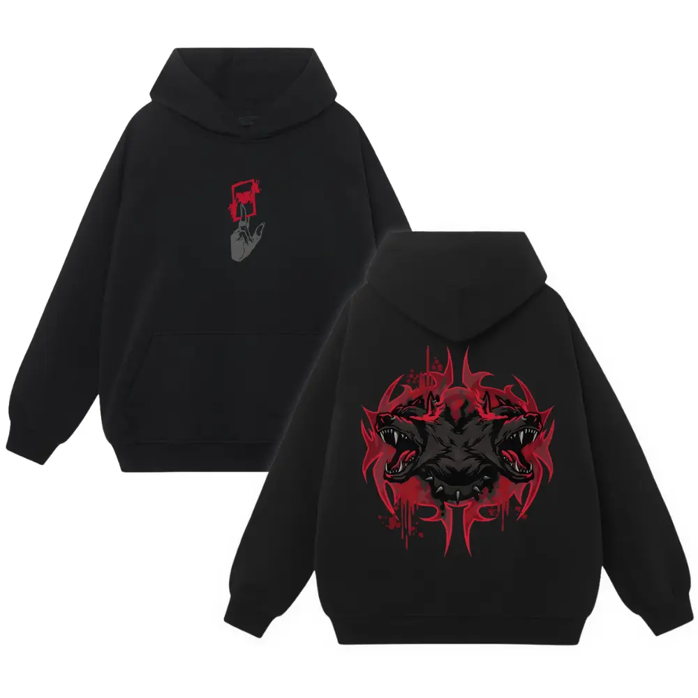 Arcane Pitfighter Hoodie, Sweatshirt, T-Shirt 2 Sided Anime Streewear Men'S And Women's Sports wear, Top Pullover Tops, Classic Cotton Menswear