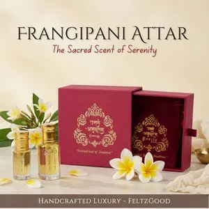 Frangipani Attar Perfume Oil: Handmade Plumeria Floral Fragrance