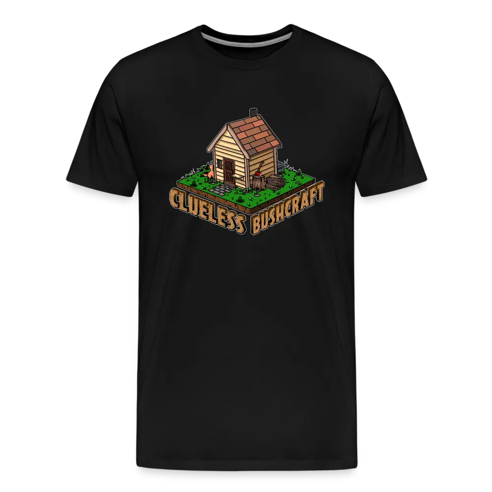 Clueless Bushcraft 2022 Logo | Men's Premium T-Shirt