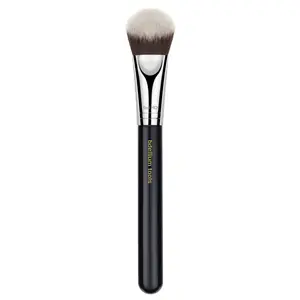 Bdellium Tools Maestro 968 BDHD Phase II Small Foundation/Contour Multitasker Brush Makeup Blending Brush - for Flawless Application & Softening with Loose or Compact Powders