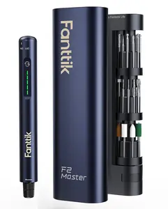 【FathersDayGift】Fanttik F2 Master (Father's Day LE) Mini Cordless Rotary Tool Kit 4V, Brushless Motor 25000 RPM, Revostor Hub, 35 Accessories, Portable Lightweight Design Drill Bits, for 3D printer Summervibes