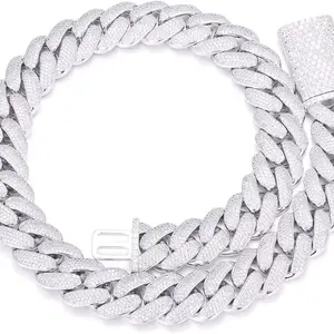 OLVLUS 20mm iced out chain cuban link chain