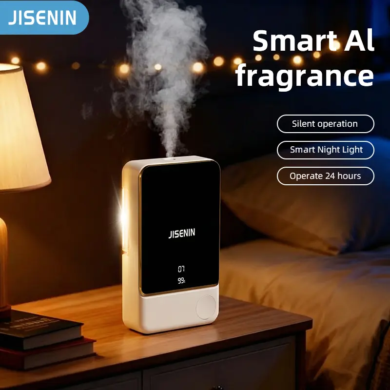 JISENIN Multi-functional Portable Machine & Humidifier, with 7-level Timing Spray, Automatic Shut-off, Silent Operation, And Leak-proof Design, USB Charging, Suitable for Home, Car, Christmas, Valentine's Day, And Other Festivals
