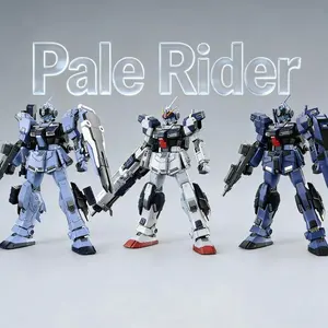HGUC 1/144 Pale Rider Cavalry Titans Color Ground Heavy Type Assembly Model Kit Mobile Suit Gunpla Action Figures Boys Toy Gifts