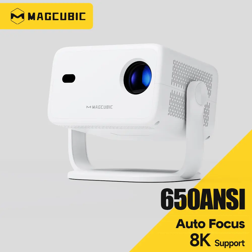 [US warehouse] Magcubic L018 Projector Android 14.0 650ANSI Auto Focus & Keystone Correction 8K Videosource Supported Native 1080P Wifi6 BT5.2 Portable Movie Outdoor Airmouse projector 2025 mini projector #SummerFinds #DealsForYouDays