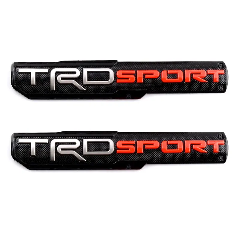 Toyota Tundra Car Vehicle Decoration Stick-On Side Labels, 2 Pcs Set - TRD Sport/Pro/SPORT TRD BRO Logo Leaf Panel Modification Stickers