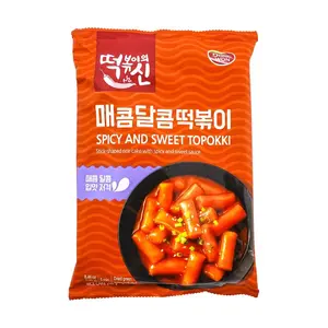 DONGWON Sweet and Spicy Tteobboki (Korean Rice Cake), Ready-to-Eat, 8.47 oz