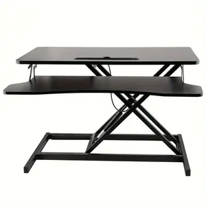 New Adjustable Sit Stand Desk Workstation Dual Monitor Desk