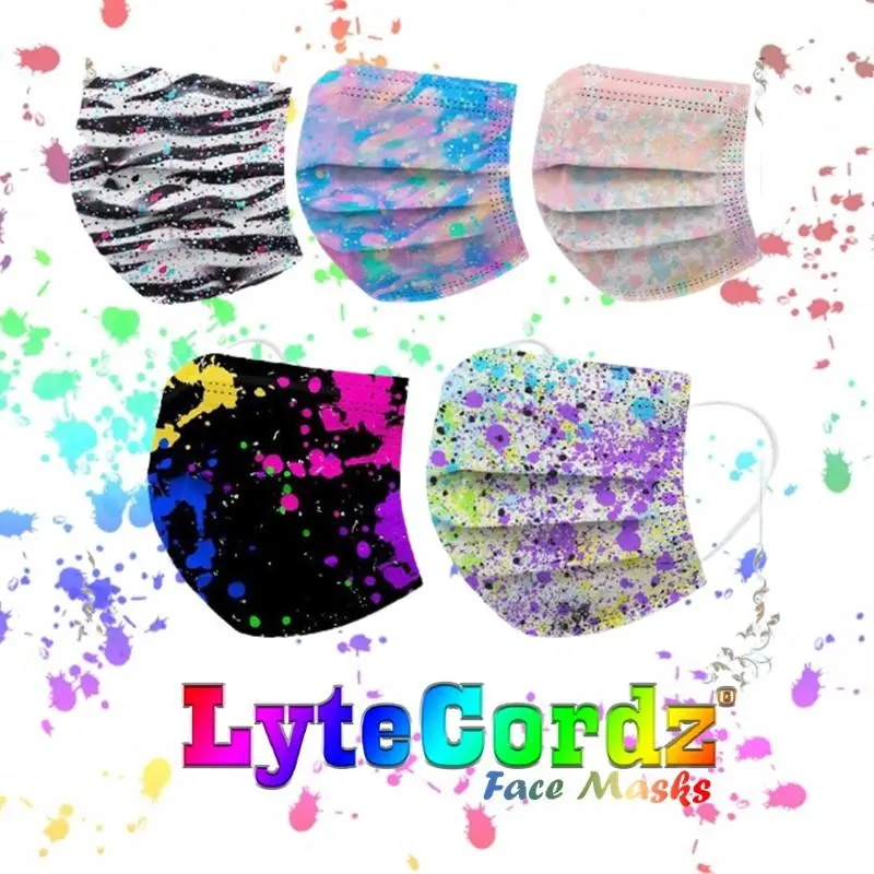 Paints and Pastels - Adult 3 Ply Disposable Surgical Style Mask