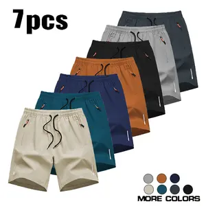 Men’s summer quick-dry athletic shorts | Featuring zippered pockets, a loose fit, and a drawstring—perfect Father’s Day gift for Dad. Skin-friendly and lightweight, suitable for the gym, running, the beach, and everyday summer wear.