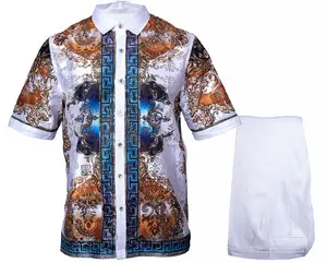 Prestige Linen Shirt/Pants Set # LUX660 White