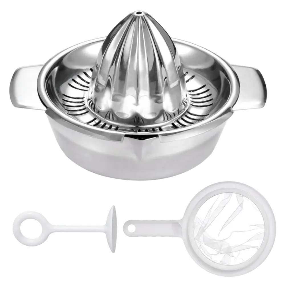 300ml Stainless Steel Lemon Squeezer & Manual Juicer - Heavy Duty Hand Press for Orange, Citrus, Lime | Dishwasher Safe & Anti-Corrosion
